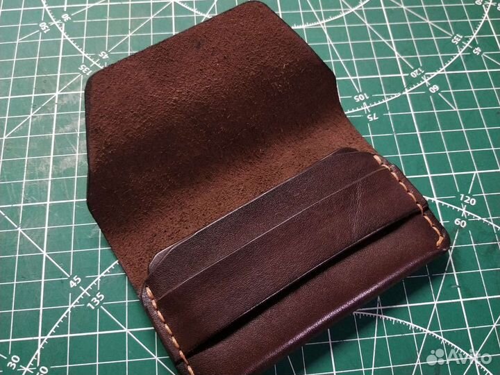 Картхолдер из натуральной кожи ручная работа