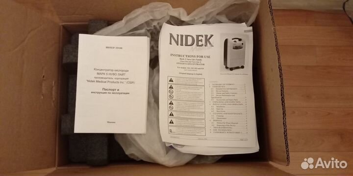 Концентратор кислорода Nidek Mark 5 Nuvo Lite