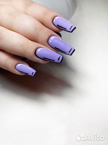 Наращивание ногтей, покрытие гель лаком, укреплени