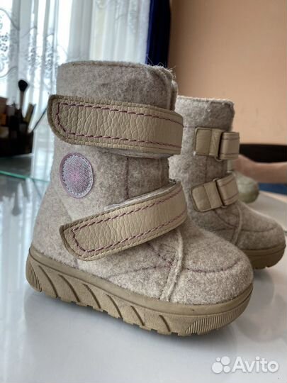 Валенки для девочки 24р Юничел