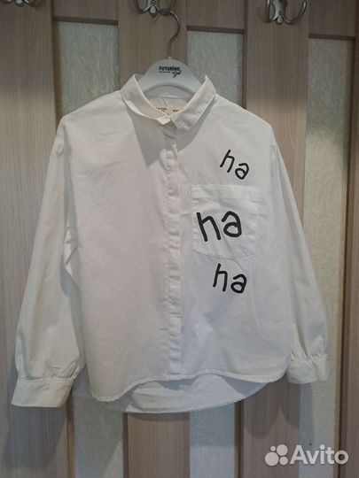 Рубашка zara для девочки