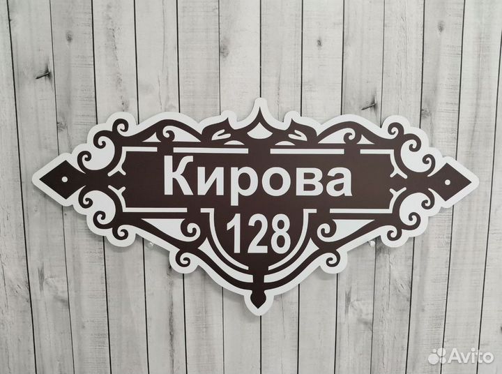 Табличка с адресом вашего дома