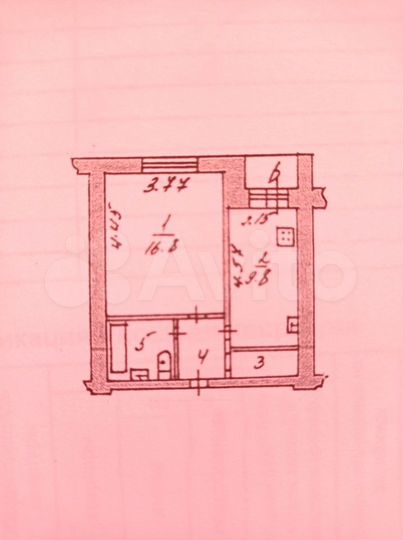 1-к. квартира, 36 м², 7/9 эт.