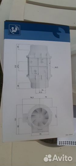 TD-160/100N Silent канальный вентилятор