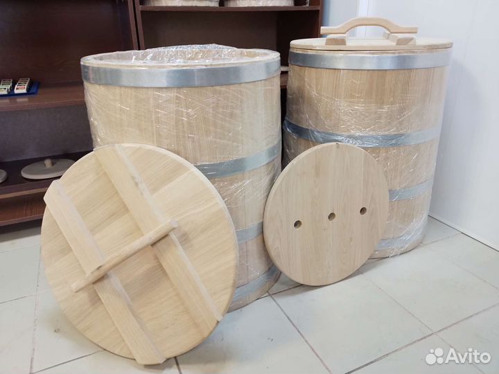 Кадка дубовая 100л для солений
