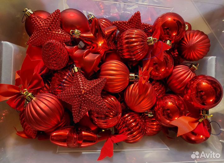 Набор новогодних игрушек (42предм.)