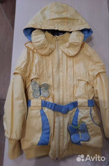 Куртка демисезонная для девочки 116