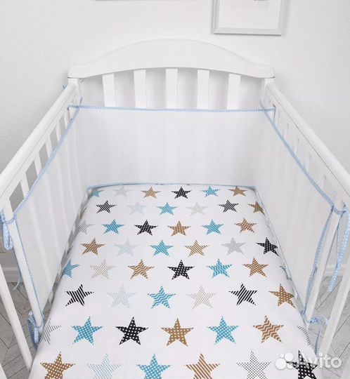 Бортики в детскую кроватку