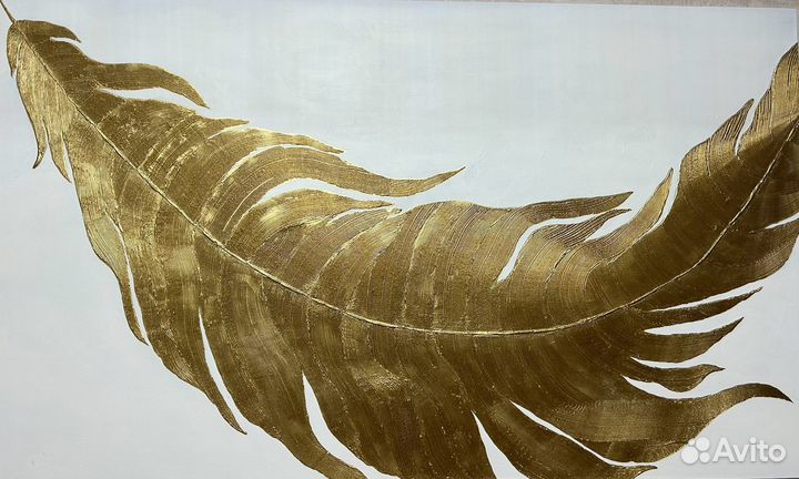 Интерьерная картина «Золотое перо»