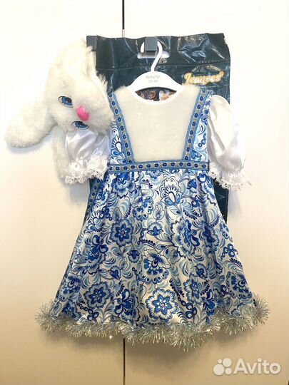 Карнавальный костюм зайка на новый год