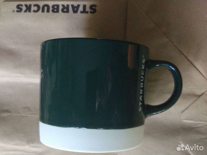 Зелёная Редкая Новая кружка Starbucks(черные есть)