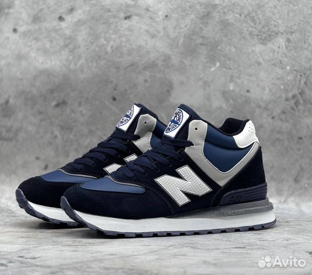 Кроссовки зимние New Balance Stone Island