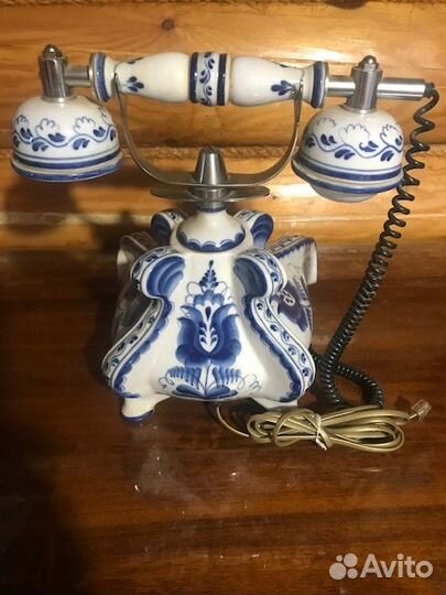 Гжель Коллекционный телефон