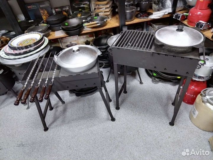 Мангал разборный, Мангал комбинированный