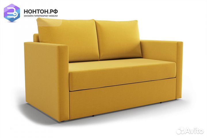 Диван выкатной Берг желтый