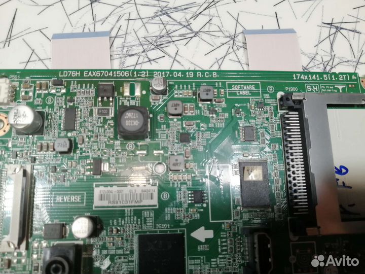 Main плата на тв LG LD76H EAX67041506