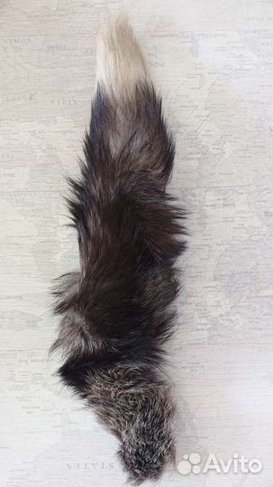 Хвост чернобурой лисы