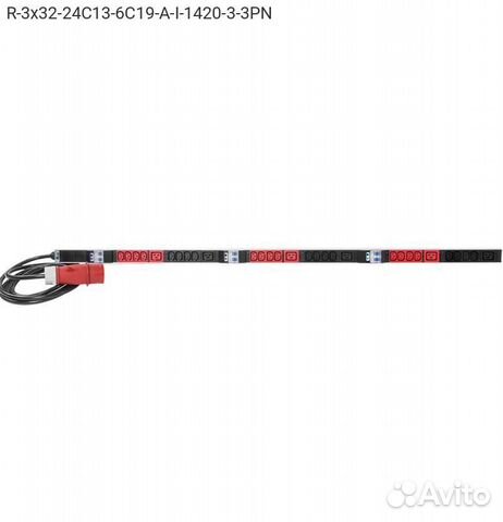 Блок розеток цмо Rem-3x32, Zero U, R-3x32-24C13-6C