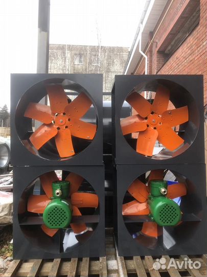 Сушильные камеры древесины-осевые вентиляторы во 5