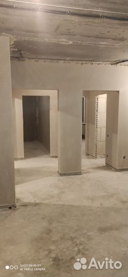 Механизированная штукатурка стен под обои