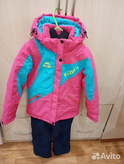 Зимний костюм для девочки 116