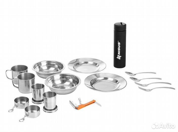 Набор для пикника на 2 персоны, с термосом