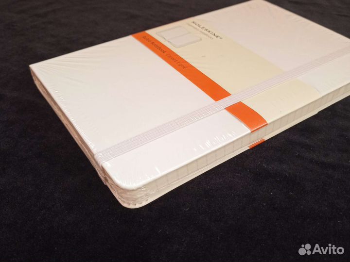Блокнот Молескин 13х21 белый линейка Moleskine