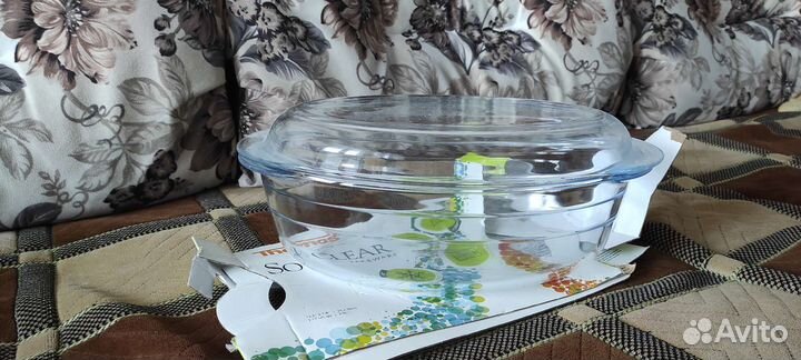 Утятница стеклянная