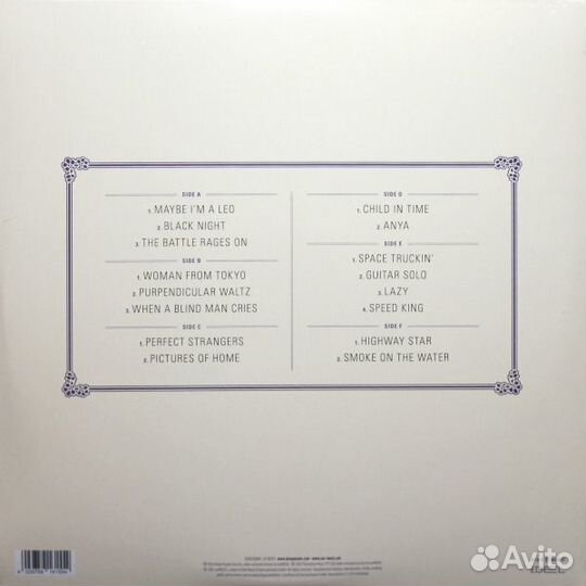 Виниловая пластинка Deep Purple - Bombay Calling: