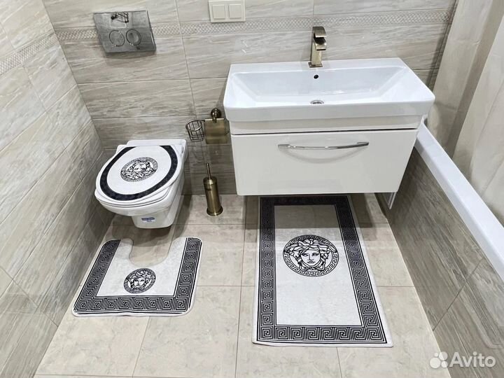 Набор ковриков для ванны из 3 предметов