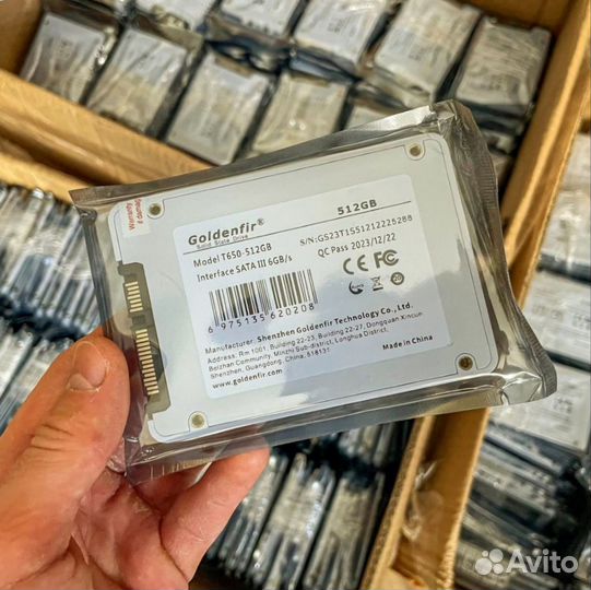 SSD Goldenfir 512 gb с установленной Windows