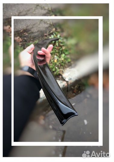 Спойлер (хвостик) LADA Granta FL черный глянец