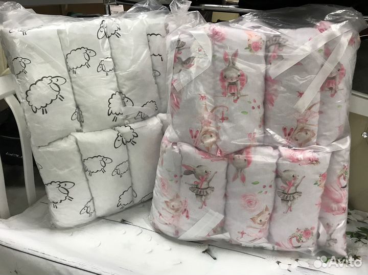 Бортики в кроватку 