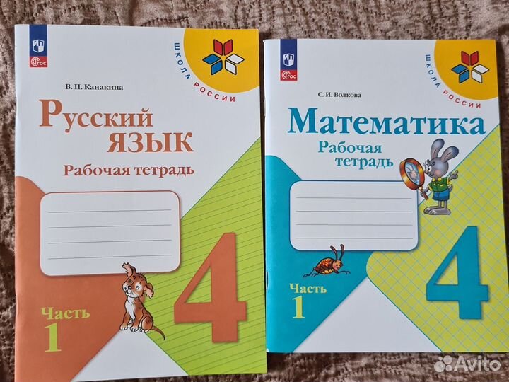 Рабочие тетради 4 класс школа россии