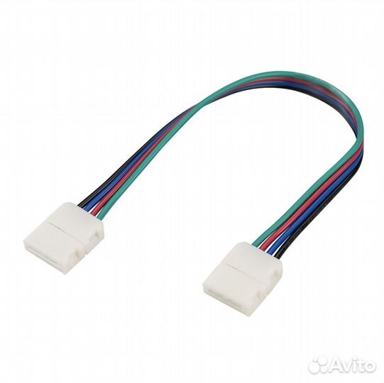 Коннектор выводной FIX-RGB-10mm-150mm-X2 (4-pin)