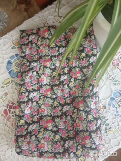 Льняной мешочек с вышивкой