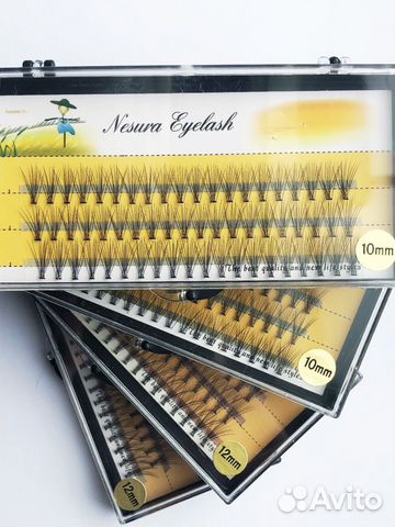 Накладные ресницы пучки