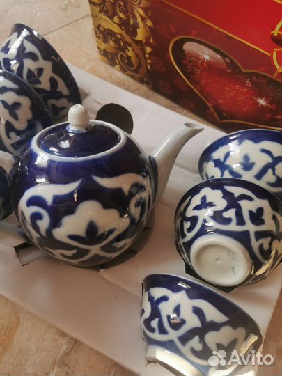 Чайный сервиз с пиалами Восточный стиль