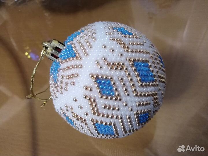 Новогодние шары, ручная работа