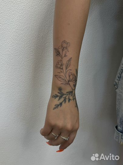 Татуировка до 15см