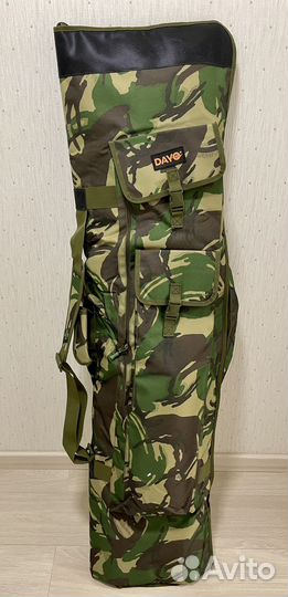 Чехол для карповых удилищ с карманом 150см