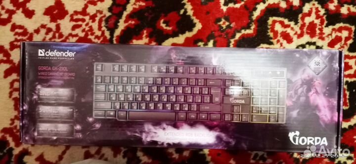 Игровая клавиатура Defender Gorda GK-210L (45210)