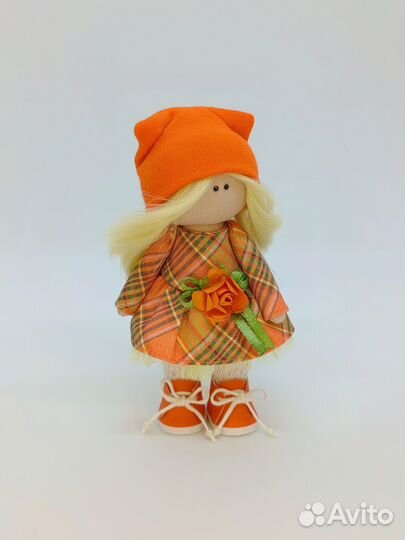 Кукла ручной работы: Крошка,13см