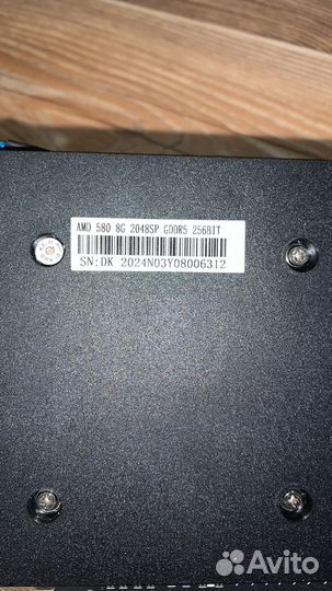 Видеокарта AMD 580 8 гб