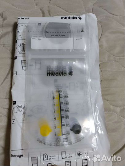 Пакеты для грудного молока medela 18 штук