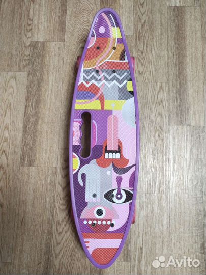 Скейтборд детский со светящимися колёсами