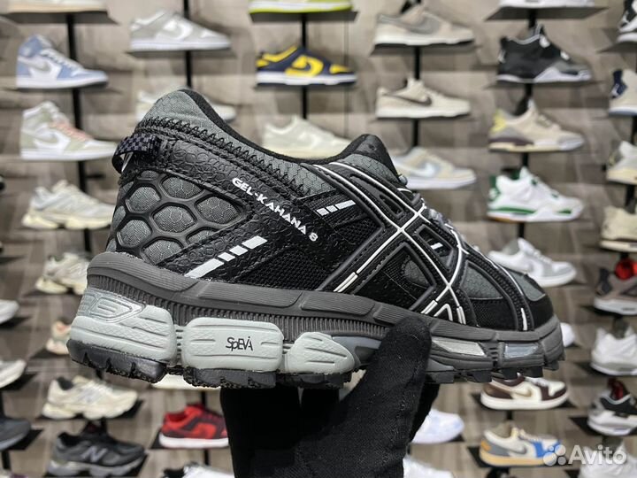 Кроссовки осенние Asics Gel Kahana 8 Black Termo