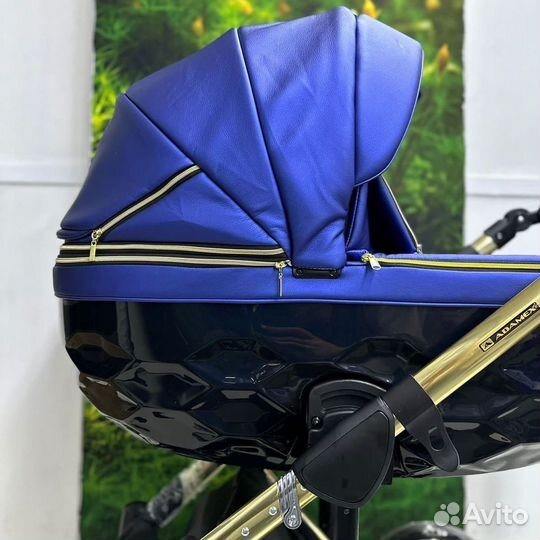 Коляска 2 в 1 Adamex Chantal Se C106 синий