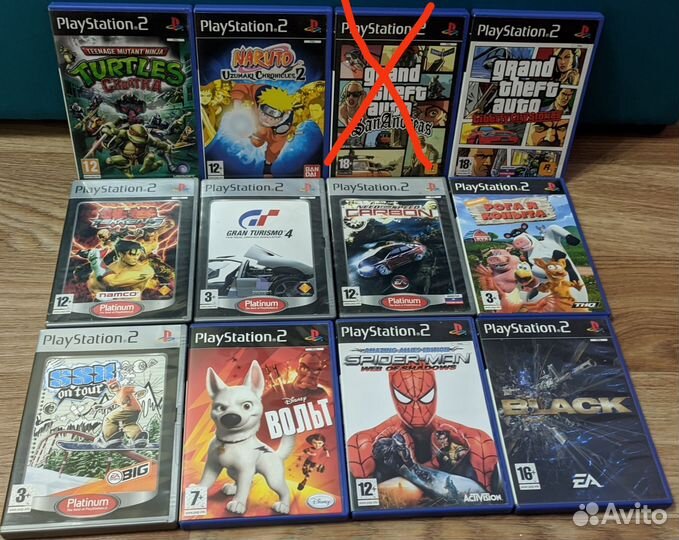 Лицензионные игры ps2