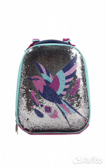 Портфель Erhaft с паетками для девочки